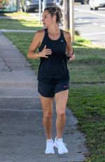 CANDICE WARNER Out Jogging in Maroubra 01/11/2021