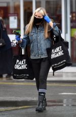 CAPRICE BOURRET Out Shopping at Sainsbury