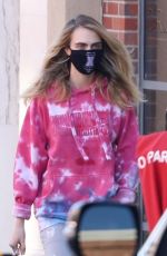 CARA DELEVINGNE Out and About in Los Angeles 01/08/2021
