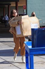 CARA SANTANA Helps Out the Homeless at a Local Clothing Drive in Los Angeles 01/06/2021