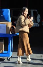 CARA SANTANA Helps Out the Homeless at a Local Clothing Drive in Los Angeles 01/06/2021