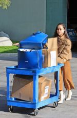 CARA SANTANA Helps Out the Homeless at a Local Clothing Drive in Los Angeles 01/06/2021