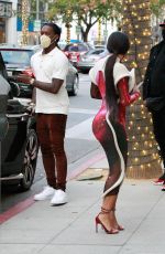 CARDI B Out Shopping at Rodeo Drive in Beverly Hills 01/22/2021