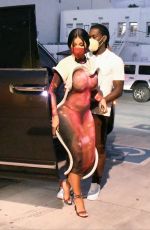 CARDI B Out Shopping at Rodeo Drive in Beverly Hills 01/22/2021