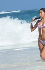 CHANTEL JEFFRIES in Bikini at a Beach in Mexico 01/02/2021