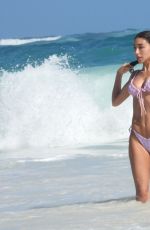 CHANTEL JEFFRIES in Bikini at a Beach in Mexico 01/02/2021