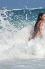 CHANTEL JEFFRIES in Bikini at a Beach in Mexico 01/02/2021