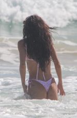 CHANTEL JEFFRIES in Bikini at a Beach in Tulum 01/02/2021