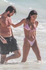 CHANTEL JEFFRIES in Bikini at a Beach in Tulum 01/02/2021