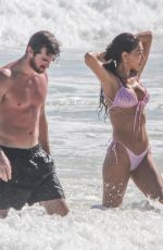 CHANTEL JEFFRIES in Bikini at a Beach in Tulum 01/02/2021