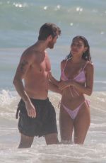 CHANTEL JEFFRIES in Bikini at a Beach in Tulum 01/02/2021