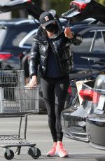 CHARLIZE THERON Shopping at Bristol Farms in Beverly Hills 01/25/2021