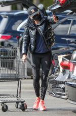 CHARLIZE THERON Shopping at Bristol Farms in Beverly Hills 01/25/2021