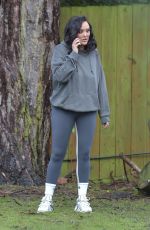 CHARLOTTE CROSBY Observing Damage at Her Home in Sunderland 01/29/2021