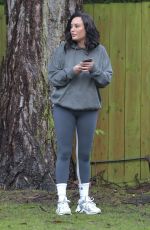 CHARLOTTE CROSBY Observing Damage at Her Home in Sunderland 01/29/2021