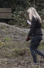 CHLOE MADELEY Out at a Park in London 01/28/2021