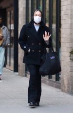 CHLOE SEVIGNY Out and About in New Nork 01/22/2021