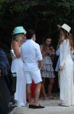 CHLOE SIMS and FRANKIE ESSEX Out for LLunch in Tulum 01/30/2021