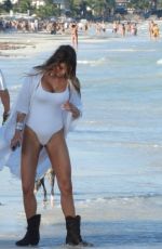 CHLOE SIMS Out at a Beach in Tulum 01/23/2021