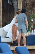 CHLOE SIMS Out at a Beach in Tulum 01/23/2021