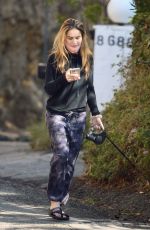 CHRISHELL STAUSE Out with Her Dog Gracie in Hollywood Hills 01/25/2021