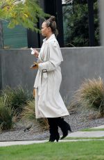 CHRISSY TEIGEN Out Boarding a Private Jet in Los Angeles 01/19/2021