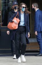 CHRISTY TURLINGTON Leaves Her Hotel in Paris 01/28/2021