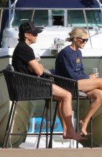 CLAIRE HOLT and Andrew Joblin Relaxing in Miami Beach 01/04/2021