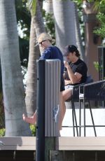 CLAIRE HOLT and Andrew Joblin Relaxing in Miami Beach 01/04/2021