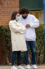 CLARISSE ALVES and Marcelo Vieira Out in Madrid 01/28/2021