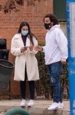 CLARISSE ALVES and Marcelo Vieira Out in Madrid 01/28/2021
