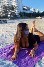 CLAUDIA ROMANI in Bikini in Miami Beach 01/06/2021