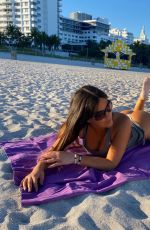 CLAUDIA ROMANI Promotes Basic Vegan at Miami Beach 01/11/2021