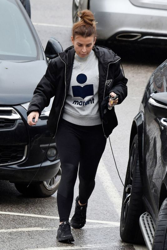COLEEN ROONEY Shopping at Waitrose in Cheshire 01/29/2021