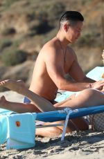 COURTNEY STODDEN in Bikini at a Beach in Malibu 01/20/2021