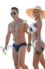 COURTNEY STODDEN in Bikini at a Beach in Malibu 01/20/2021