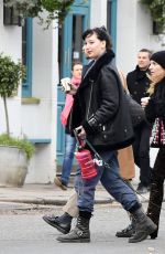 DAISY LOWE Out with Her Dog in London 01/22/2021