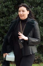 DAISY LOWE Out with Her Dog in London 01/28/2021