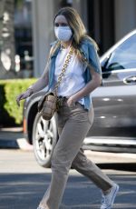 DAKOTA FANNING Out Shopping on Melrose Place in West Hollywood 01/16/2021