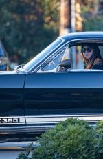 DAKOTA JOHNSON Out in Her GT 350 in Malibu 01/16/2021