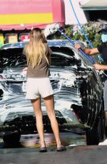 DELILAH HAMLIN and Scott Disick Wash Their Car in Santa Monica 01/11/2021