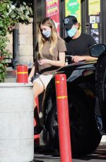 DELILAH HAMLIN and Scott Disick Wash Their Car in Santa Monica 01/11/2021