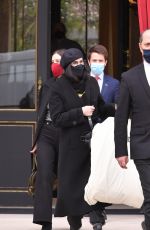 DEMI MOORE and TALLULAH WILLIS Out in Paris 01/26/2021