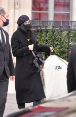 DEMI MOORE and TALLULAH WILLIS Out in Paris 01/26/2021