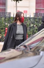 DEMI MOORE and TALLULAH WILLIS Out in Paris 01/26/2021