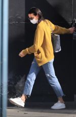 DEMI MOORE Leaves a Hair Salon in West Hollywood 01/24/2021