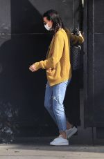 DEMI MOORE Leaves a Hair Salon in West Hollywood 01/24/2021