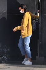 DEMI MOORE Leaves a Hair Salon in West Hollywood 01/24/2021