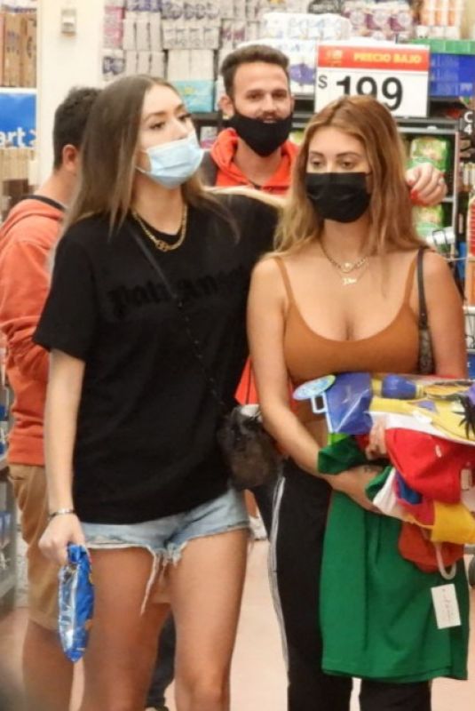 DEMI SIMS and FRANCESCA FARAGO Out Shopping in Tulum 01/17/2021