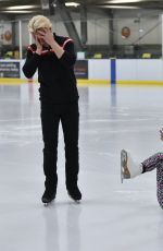 DENISE VAN OUTEN at Dancing on Ice Rehersal in London 01/09/2021
